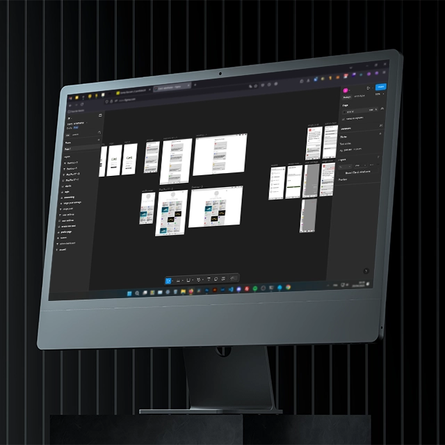 projet Figma de la web app Cercl