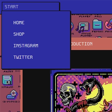 détail de l'interface du site web de Femiki